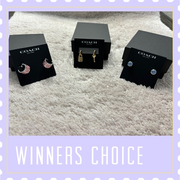 Coach Earrings - Winners Choice - Picture 1 of 9